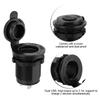 12V 24V ABS Car Motorcycle Cigarette Lighter Power Plug Socket with Waterproof Cover