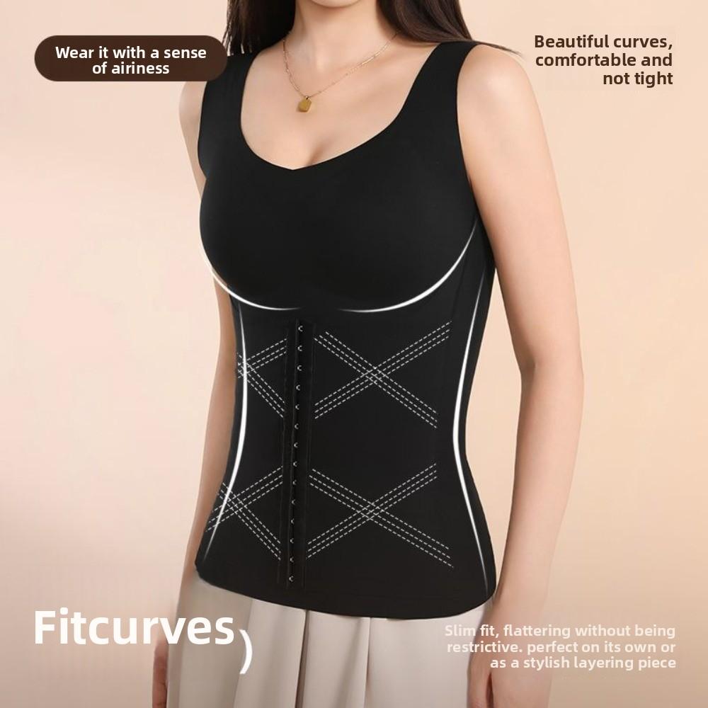 Sleeveless Waist Trainer Vest Thin Women Girdle Belt Postpartum Body Shaper Camisole  Lady