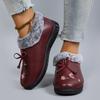 New Autumn and Winter Products: Women's Low Cut Cotton Boots, Warm, Comfortable, Breathable and Casual Shoes