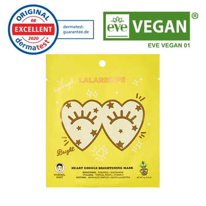 [Eve Vegan] Heart Goggle Eye & Cheek Brightening Hydrogel Mask Pack