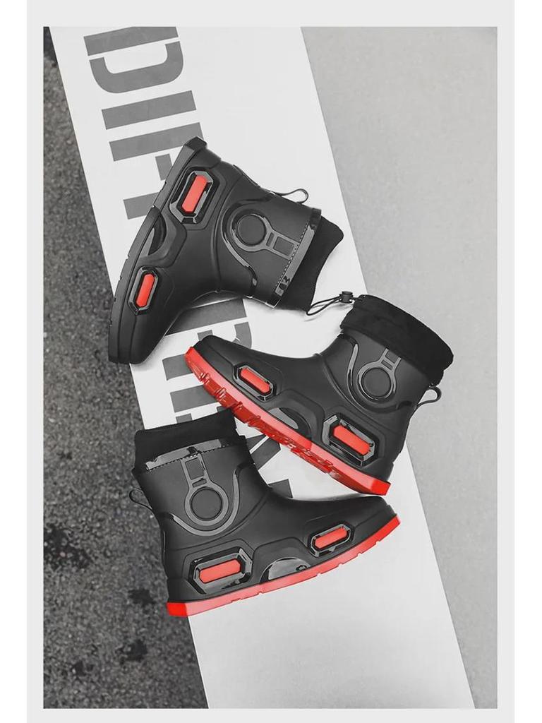 Stylish Waterproof Non-Slip Rain Boots for Men & Women - Perfect for Outdoor Activities Like Shopping, Fishing, Camping, and Sea-Hunting