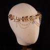 Halloween Headdress Leaf Headbands Bride Crystal Floral Hair Accessory for Costume Parties Fashionable Look