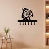 Wall Mount Metal Key Hanger Art Hook for Keys Caps Coat Dog Hat Holder Entryway Decor