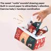 Christmas Baby Montessori Toys Baby Tissue Box Toy for Babies Christmas Party Favor for Boys Girls Stocking Stuffers Gifts