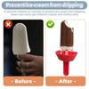 New Drip-Proof Popsicle Rack Drip Ice Holder Frozen Treats Rack Popsicle Holder with Straw For Kids Ice Cream