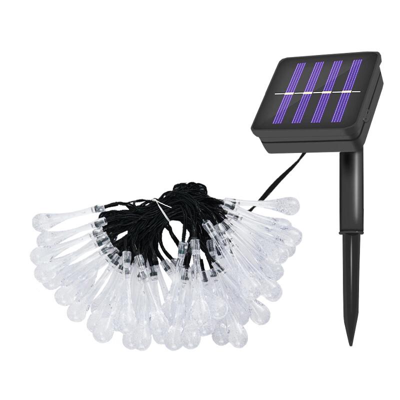Outdoor Solar LED Teardrop String Lights