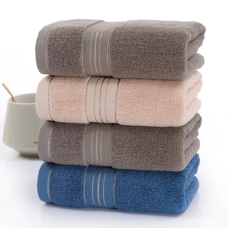 100% Cotton Thickened Bath & Face Towel - Soft, Absorbent, Adult Use, Perfect Gift