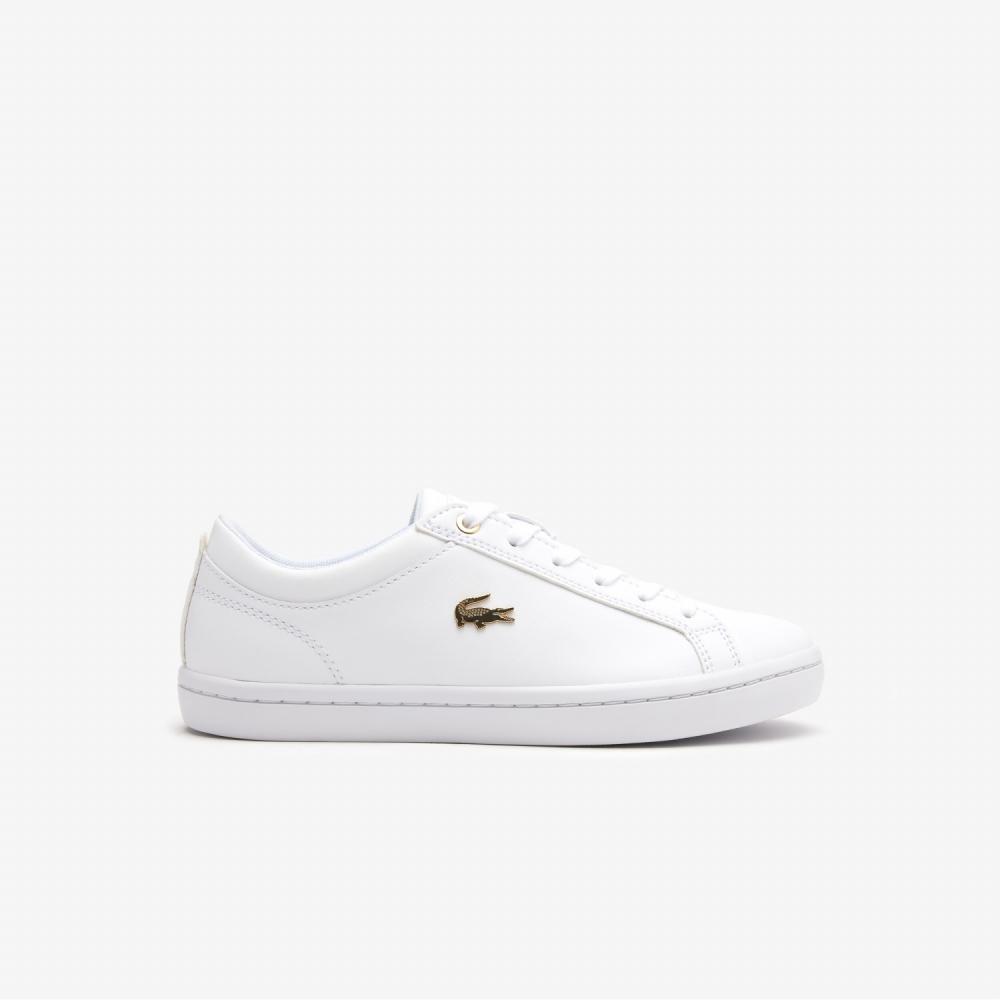 

Женские кроссовки LACOSTE Straight Set Gold Croc