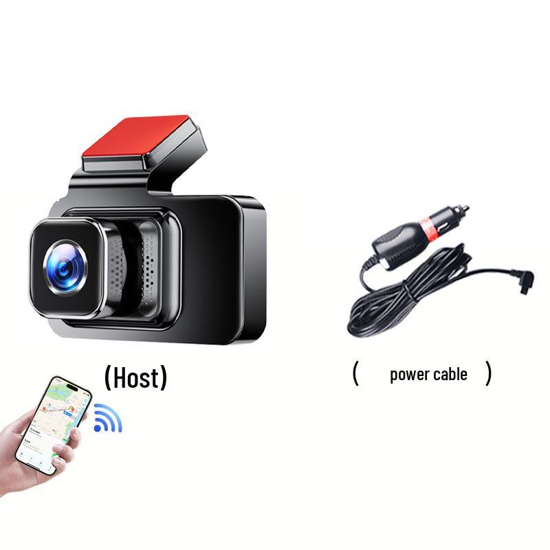 

«Беспроводной видеорегистратор с двойной записью 2024 года, возможностью подключения к мобильному устройству и простой установкой» no memory card