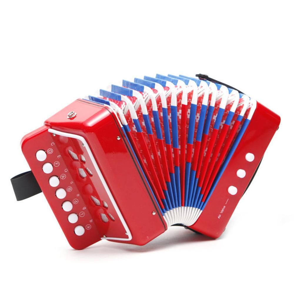 

Latest Organ 7 Keys 2 Bass Accordions, Kids Accordion Small Plaything Musical Instruments, Small Instrument Creative Present