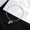 Banyan Tree S925 Silver Lily of the Valley Zircon Chain Bracelet for Women & Girls