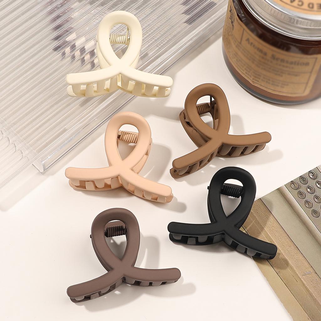 5 PCS Small Hair Clips for Women & Girls, Durable Matte Claw Clips for Thin Hair, Strong Hold NonSlip Medium Hair Claw Clips