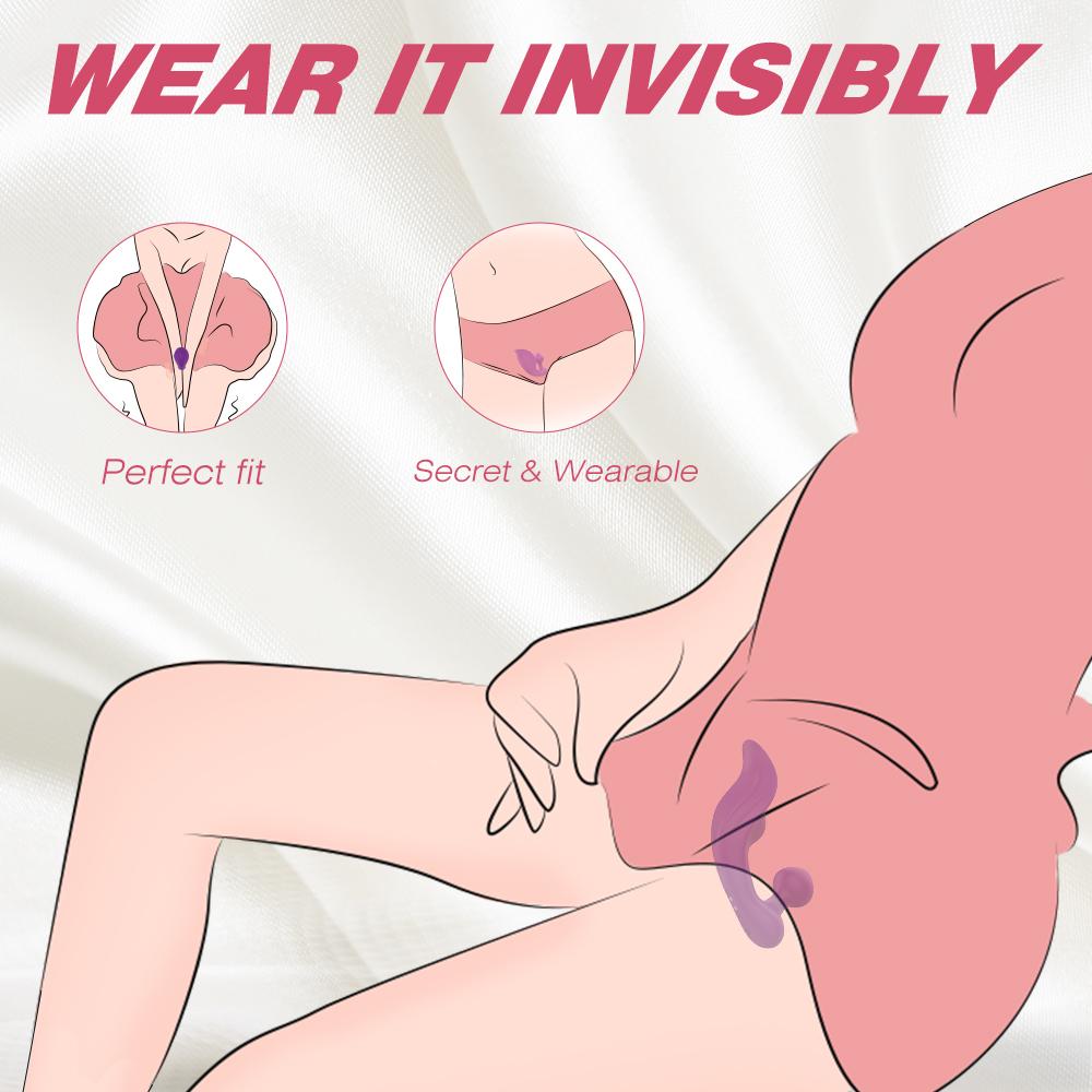 Panties Vibrator for Women Wireless Remote Vibrating Panties Clitoral Stimulate Invisible Vibrating Egg Adult Sex Toy for Girl