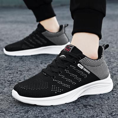 Sneakers Men'S Autumn Men'S Shoes Color Matching Fashion Casual Shoes Lace-Up Korean Version Mesh Single Shoes