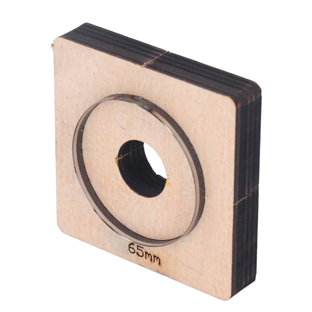 65mm Diameter Circular Cutting Mold Round Ring Metal Punching Cutter Mold with Wood Board