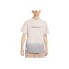 Sportswear Letter Logo Print Loose Round Neck Short Sleeve T-Shirt Men Tops Light-Red Wood-Brown HF0818-104