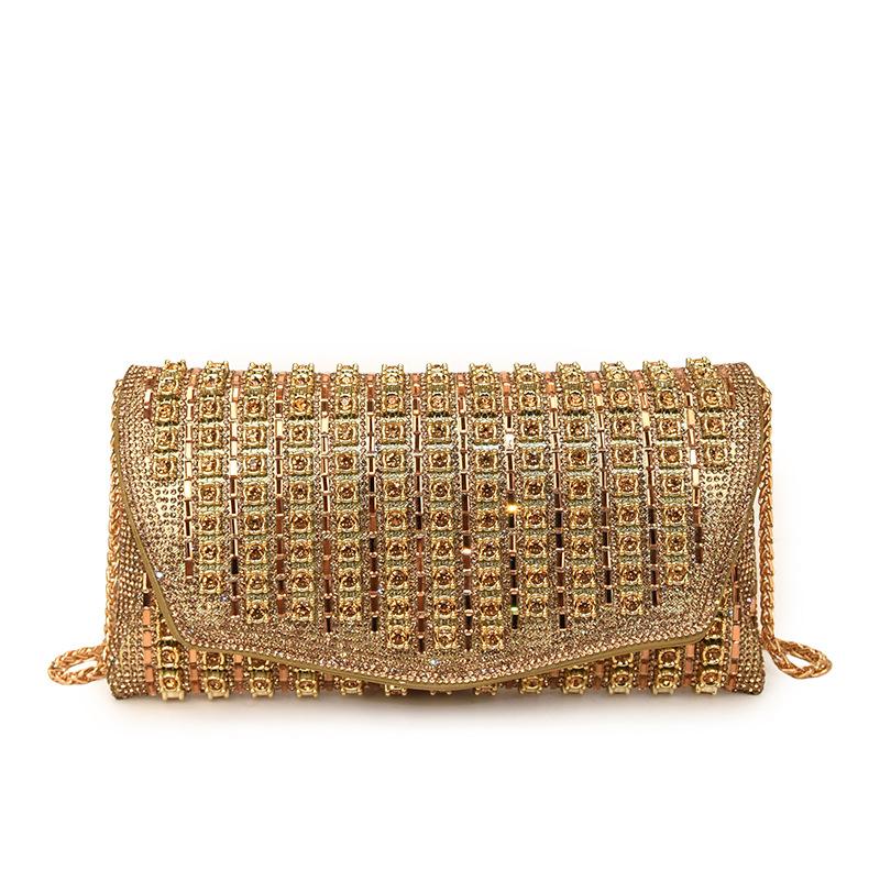 This Year's Popular Bag 2025 New European and American Fashion Rhinestone Shoulder Bag Women's Foreign Style Versatile Messenger Small Square Bag