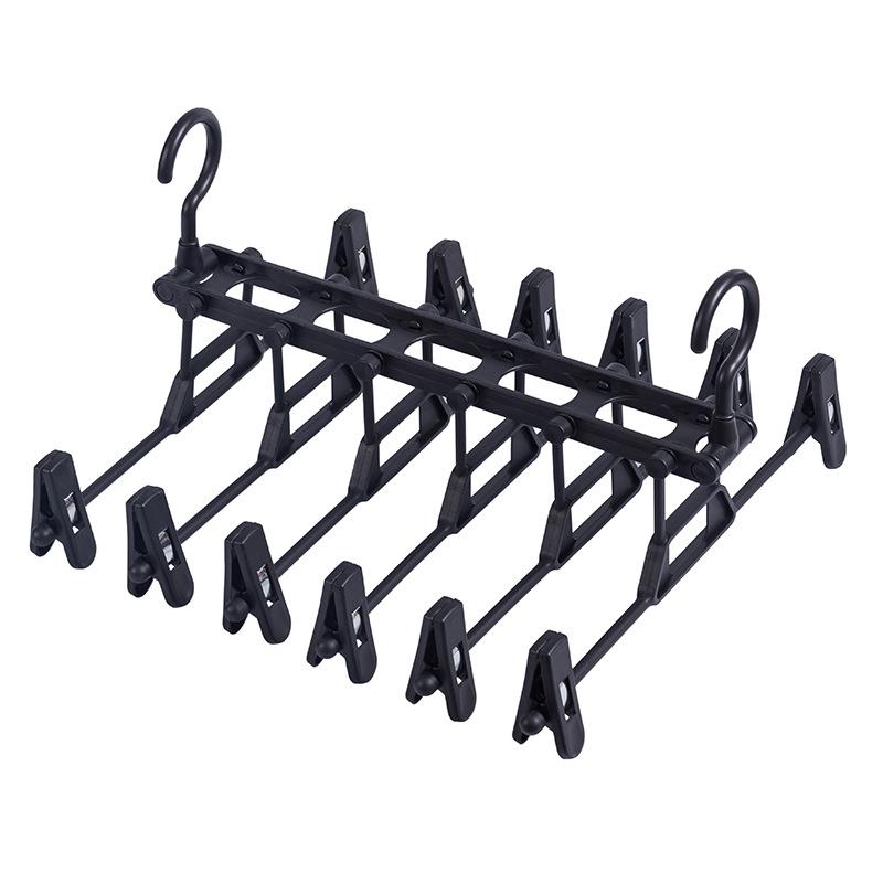 

Folding Pants Rack Multi-Functional Multi-Layer Pants Hanger Household Magic Seamless Pants Clip Wardrobe Storage Clothes Hanger