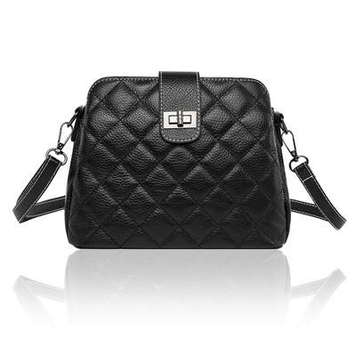 [haroi] Women's Shoulder Bag, Crossbody Bag, Genuine Leather, Small, Lightweight, Large Capacity, Quilted Bag, Mini Shoulder Bag, Casual Bag, Pouch, M
