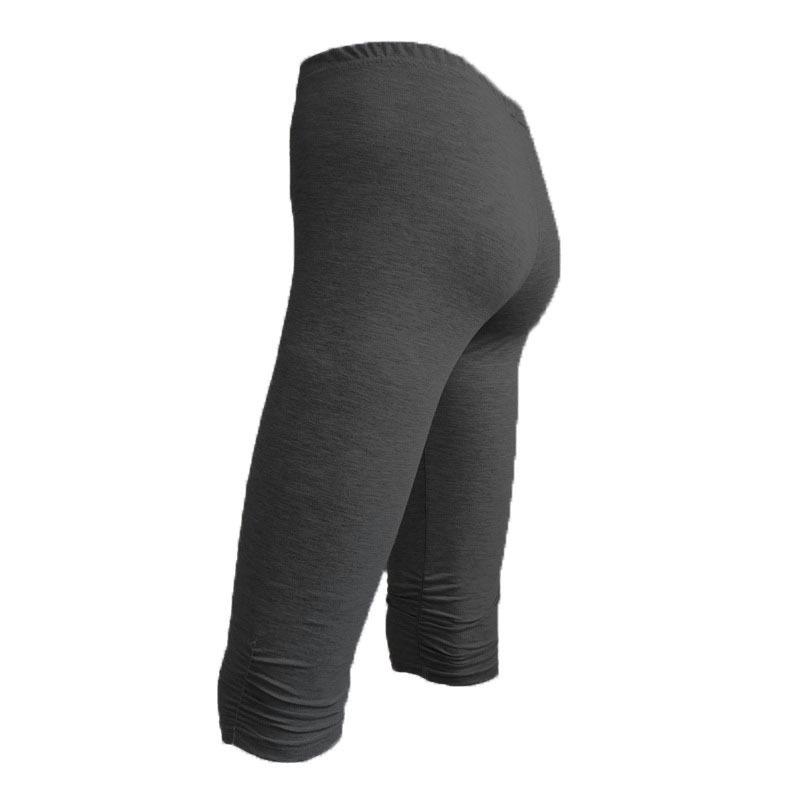 Europäischer & Amerikanischer Stil Plissierte Baumwolle Sommer Schlankmachend Übergröße Bonbonfarbe Damen Leggings