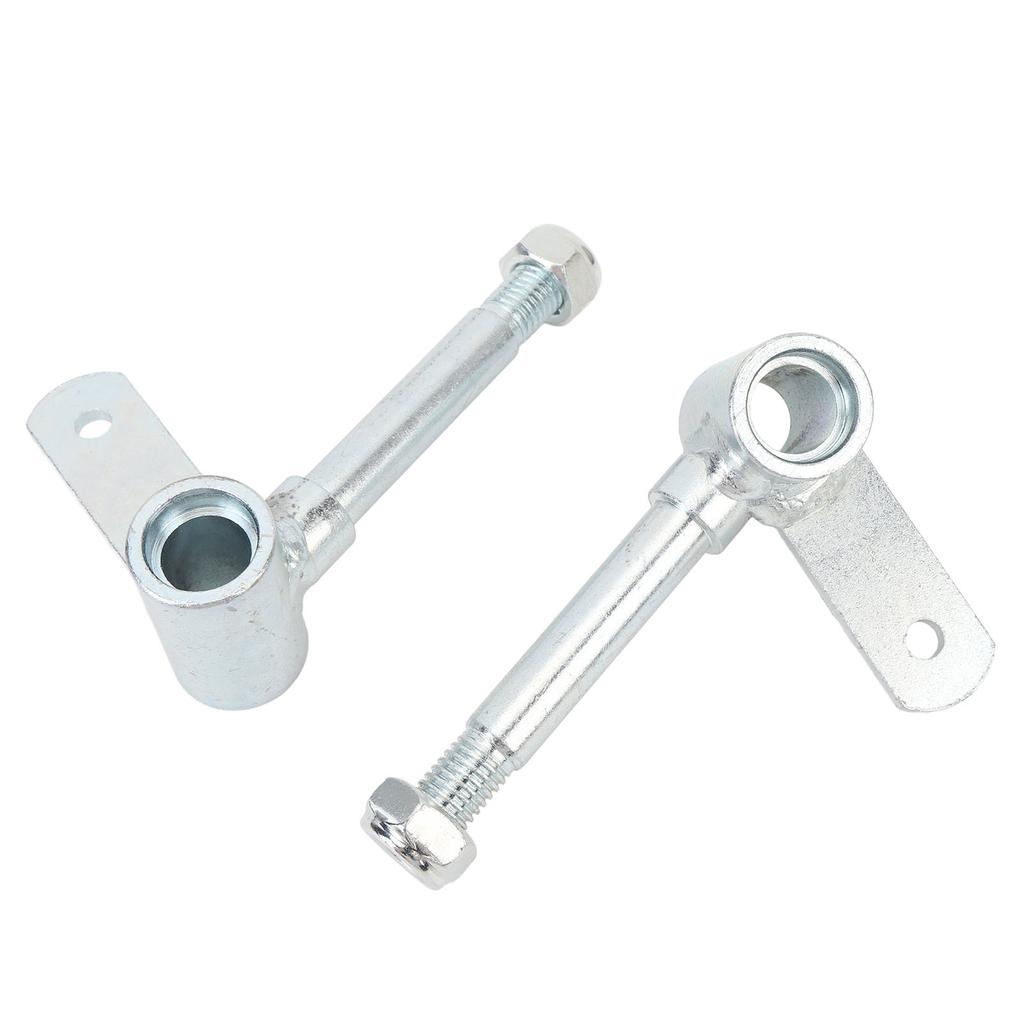 1 Pair M14 Front Wheel Steering Spindle Stud Flange with 4pcs 10mm Bearings for Go Kart ATV Quad