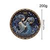 11 Zodiacs Signs Pearl Art Kit Round Constellation Themed DIY Beaded Artwork Astrology Wall Decor Craft Set for Zodiacs Lovers