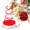 Christmas Party Hat Novelty Red Coiled Design One Size Fits Most Men Women Festive Accessory Holiday Celebration Decor