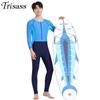 Trisass Men's Long Sleeve Full Body Rash Guard