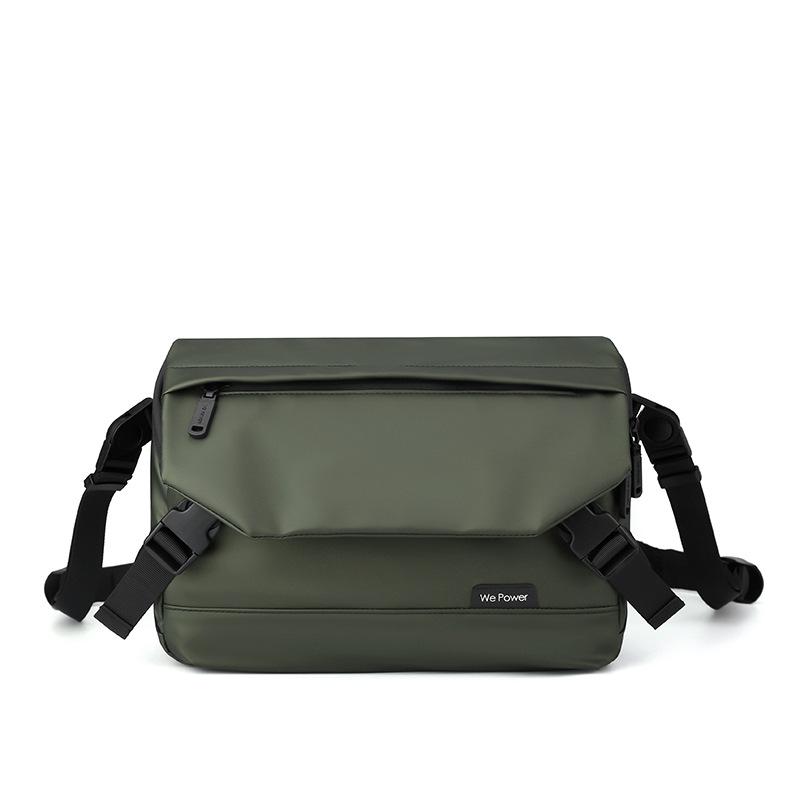 WePower Men's Minimalist Crossbody Bag: Outdoor Functional, Large Capacity, Trendy Messenger Shoulder Bag.