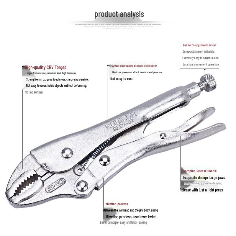 RUBICON Heavy Duty Locking Pliers