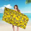 Yellow Classic Rubber Duck Beach Towel Colorful Bath Towels For Girl Microfiber Quick Dry Sand Free Beach Yoga Spa