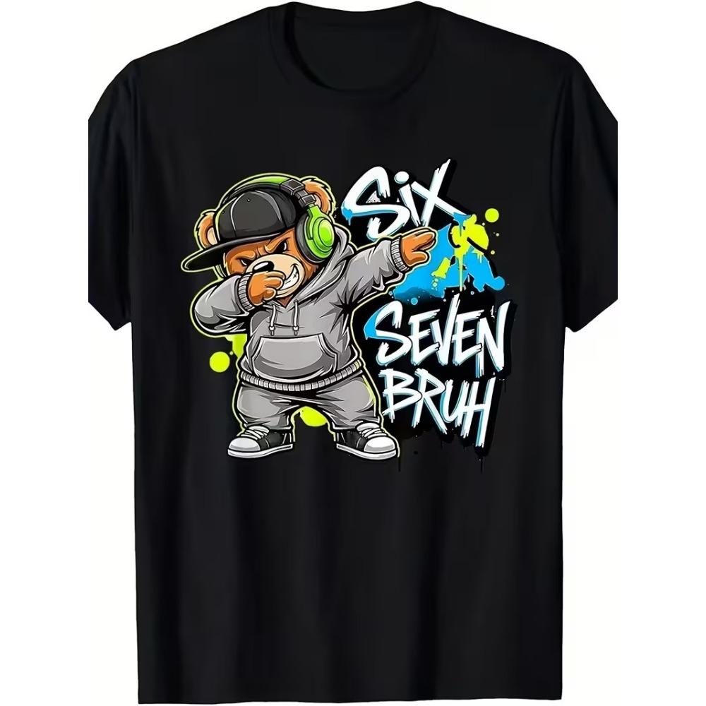 Modisches Jungen T-Shirt SIX SEVEN 67 Digitaldruck Kinder Freizeit Oberteil Sommer Kinder Kurzarm T-Shirt