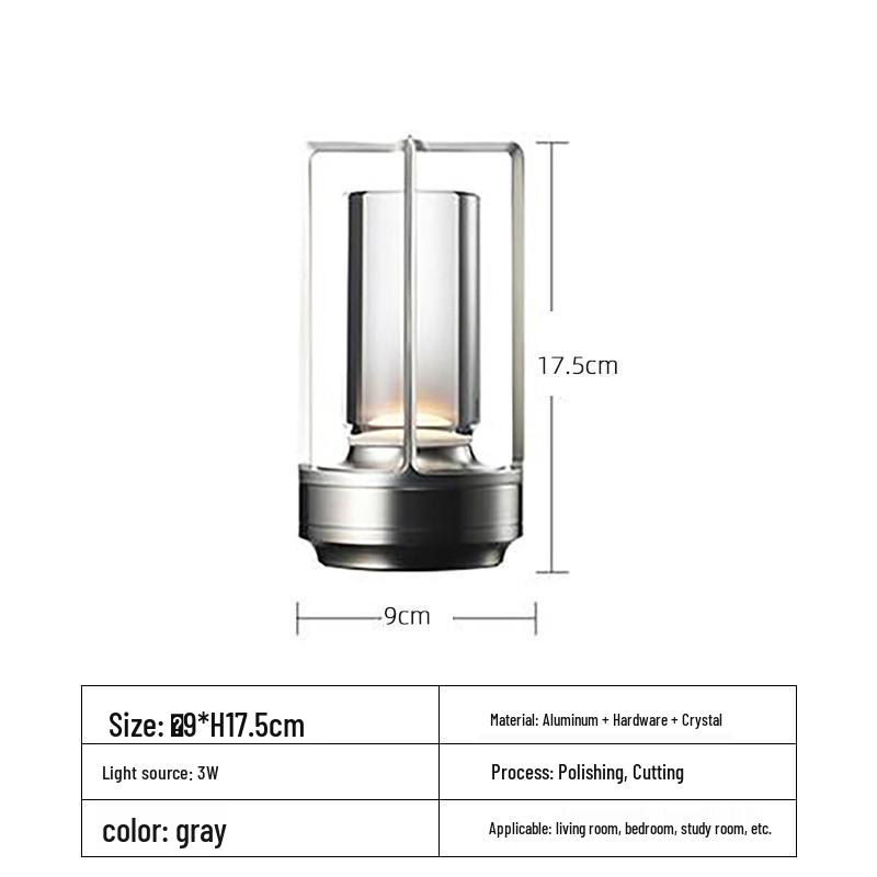 

Портативный трансграничный зарядный ночник: Идеально для отеля, кафе, бара или кемпинга, создает романтическую атмосферу.
