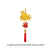 Chinese Year Decoration Golden Horse Pendant Wall Hanging Ornament for Living Room