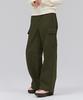 CHASECULT Women'S Wide Bonded Cargo Pants - Khaki