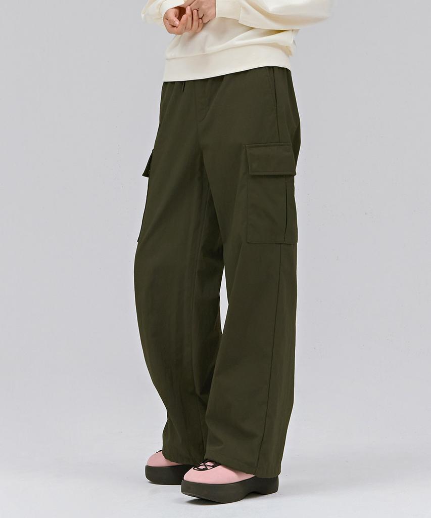 CHASECULT Women'S Wide Bonded Cargo Pants - Khaki