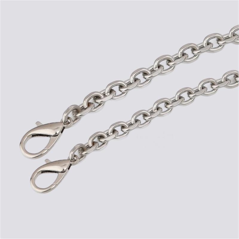 100/120cm Metal Chain Bag Straps Bags Accessories Women Replacement Shoulder Crossbody Strap for Handbags Universal