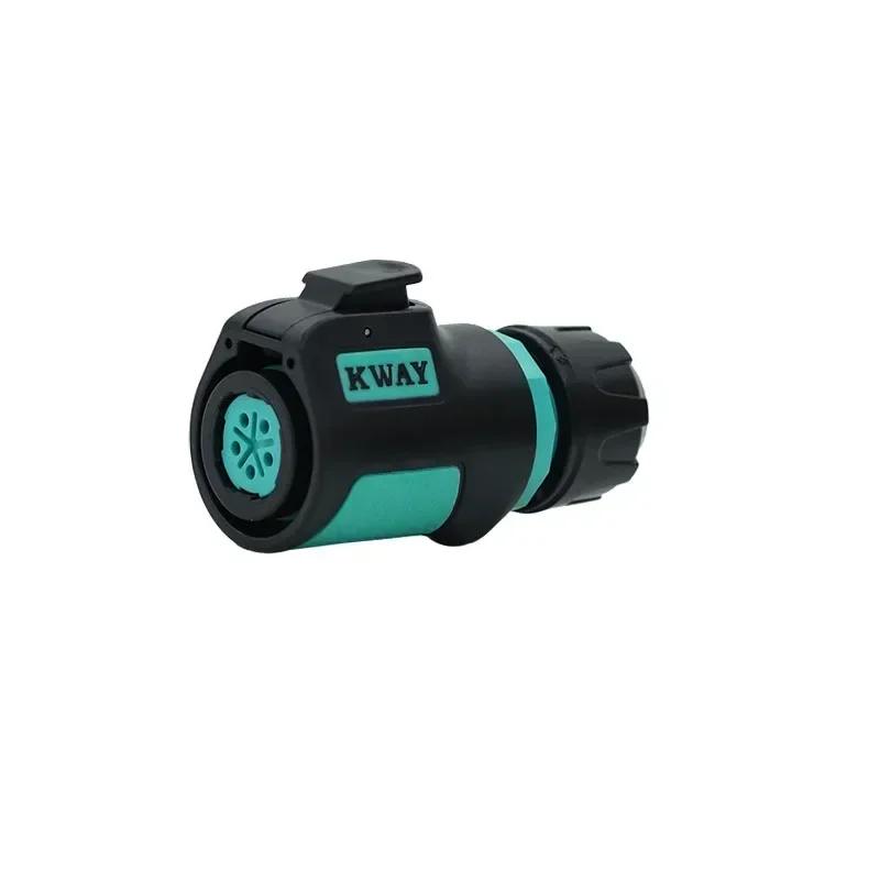 KWAY K20 M20 2 3 4 5 7 9 12 Pin Waterproof IP68 Connector Electro Mechanical Screen UAV Panel Aviation Female Plug Male Socket