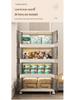 Folding Multi-Layer Plastic Storage Cabinet for Bedroom & Living Room