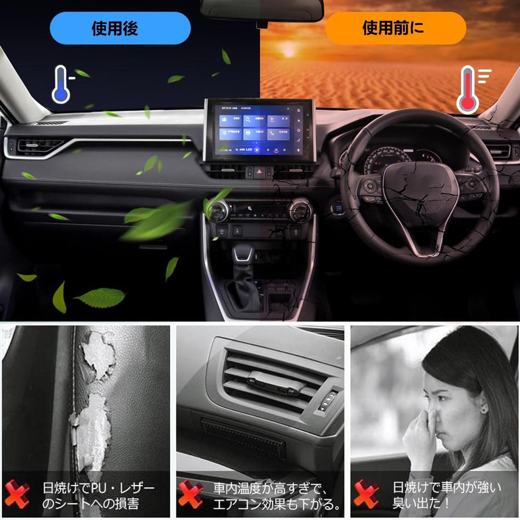 Honda CR-V 5th Generation RW1/2/RT5/6 Type Front Sun Shade for 2018 - August 2022