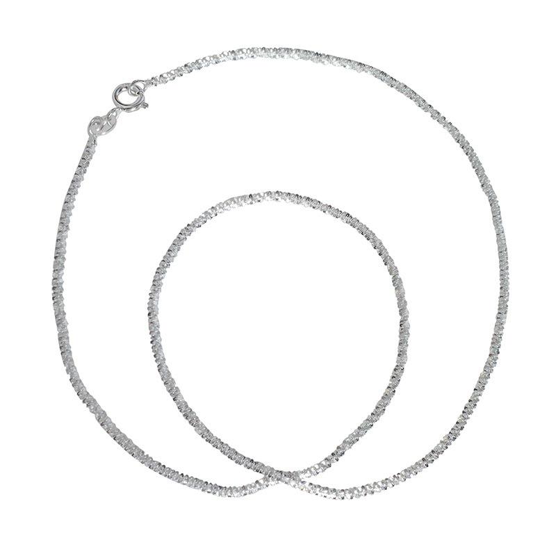 Gypsophila 14K Gold-Plated Sterling Silver Necklace: Sparkling Clavicle Choker Chain for Women.
