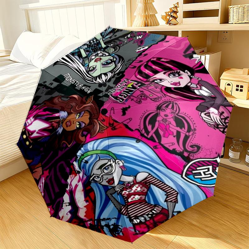Monster Creatures Umbrella 8-Frame for Travel, camping, Casual Lightweight Portable Umbrella, Essential for every family Holidays Birthday Gift