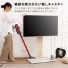 FITUEYES TV Low Compatible with Inch TV Stand with Movable Storage On the Adjustable Height Load Capacity Oak Front and Back Use F03W1445N Stand,
