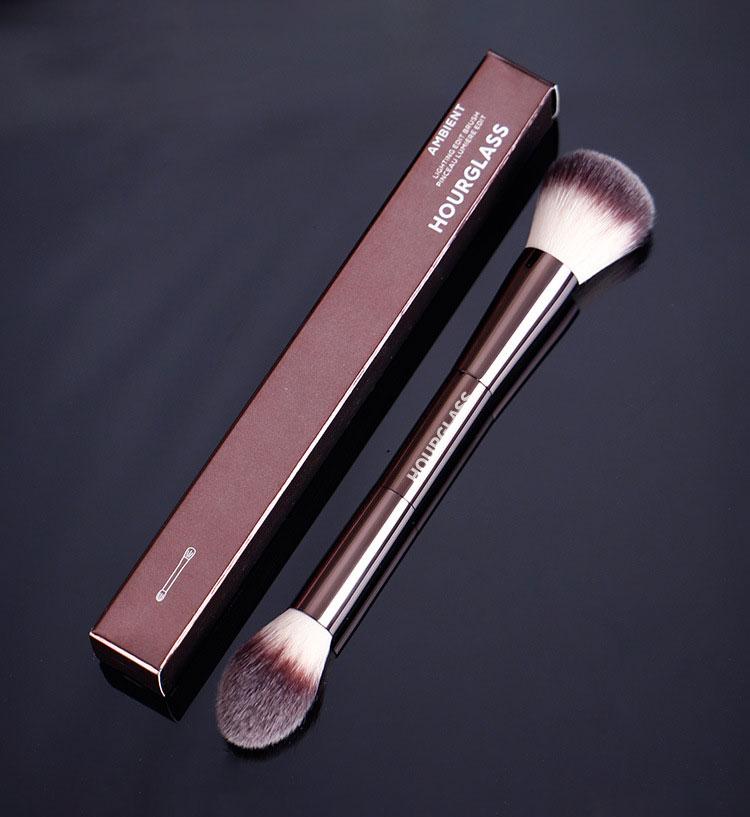 Hourglass Make-up Štetec - č. 18 Veil Štetec na púder Mäkké Vlákna Dvojitá Hlavička Púder Módny Dizajn Jednostranný Štetec