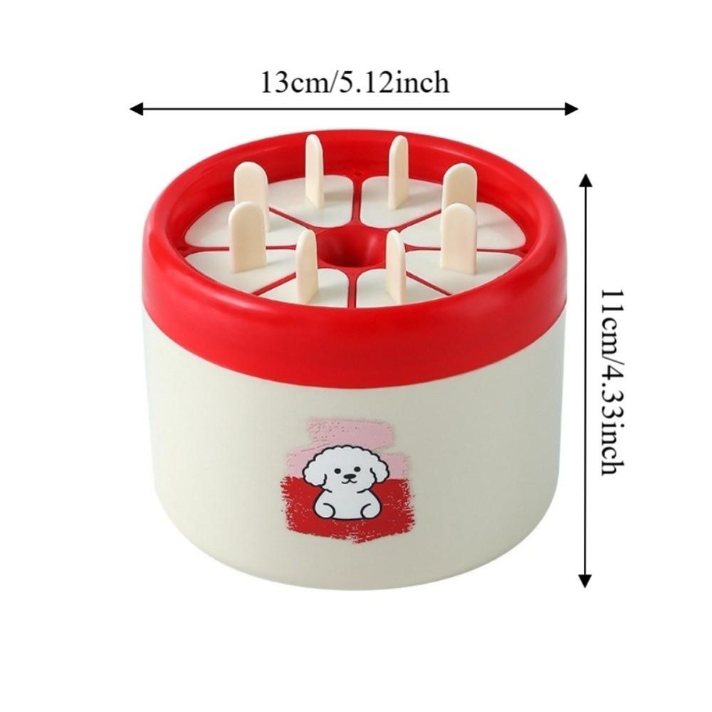 8 Grids Ice Cream Molds Non-Stick Maker Ice Pop Trays Cute Ice Storage Boxes  Homemade Ice Cream