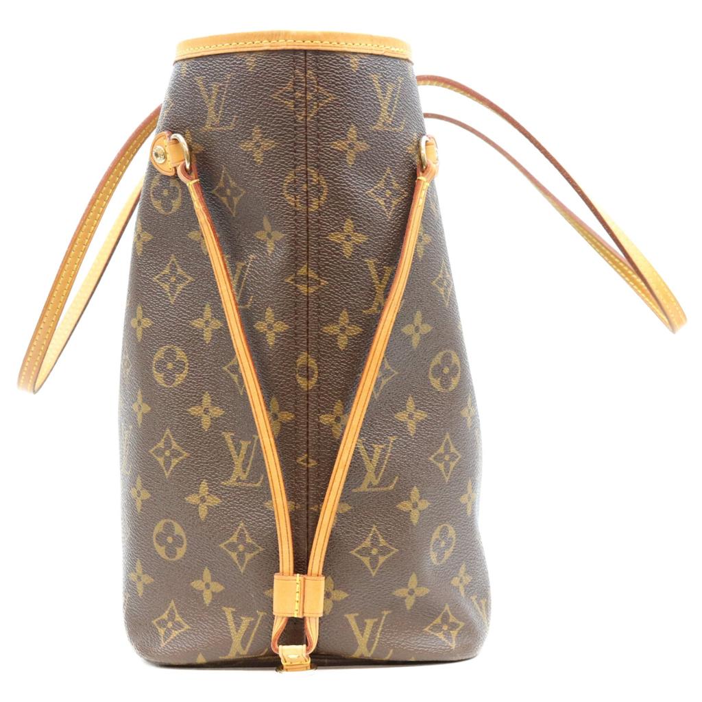 LOUIS VUITTON 2008 M40156 Monogram Neverfull MM Tote Bag Tote Bag Black / Gold HardwareUsed