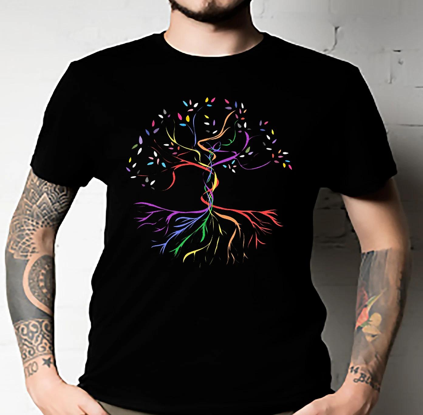 Men s and Women s T-shirts Pride Tree of Life XXXL