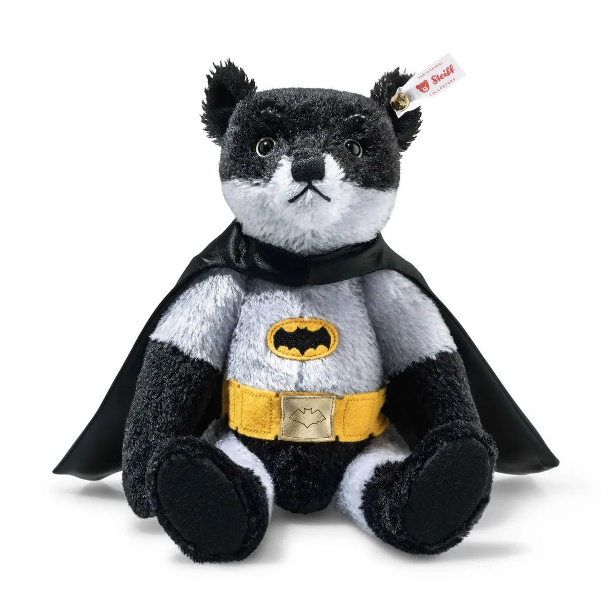 

Steiff Batman 85th Anniversary Teddy Limited Edition of 356162 Bear, 30cm, 1,939, чорний