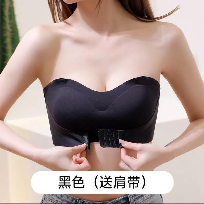 Strapless Invisible Wireless Push Up Seamless Beauty Back Bra For Women S