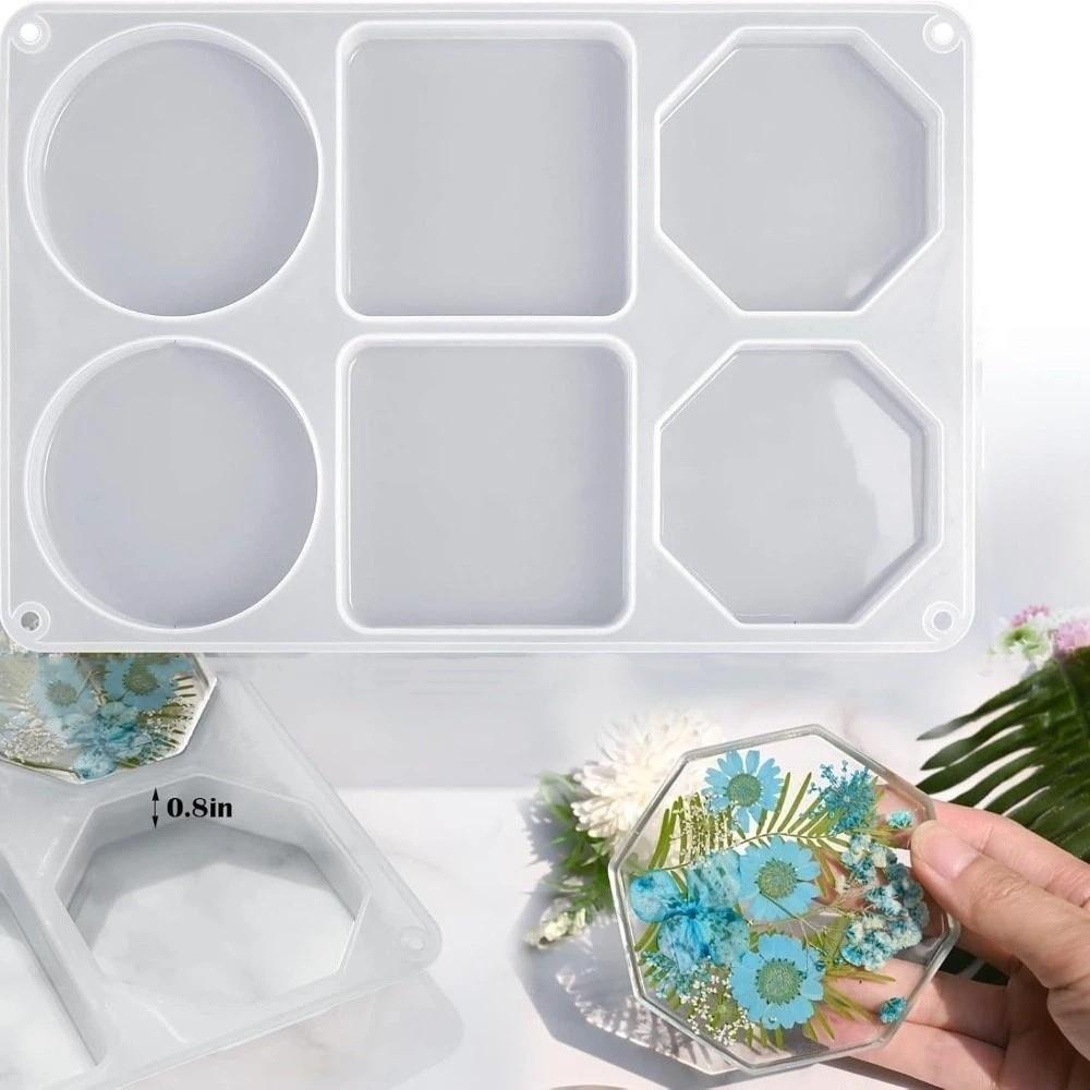 Creative DIY Resin Crafts Round Epoxy Resin Mold Dripping Glue Handicraft Mold  Craft Making
